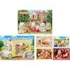 EPOCH Sylvanian Families Puzzle Set 42/56/63 Pieces with Guide Frame 18.2x25.7cm Toy for Ages 3 and Up