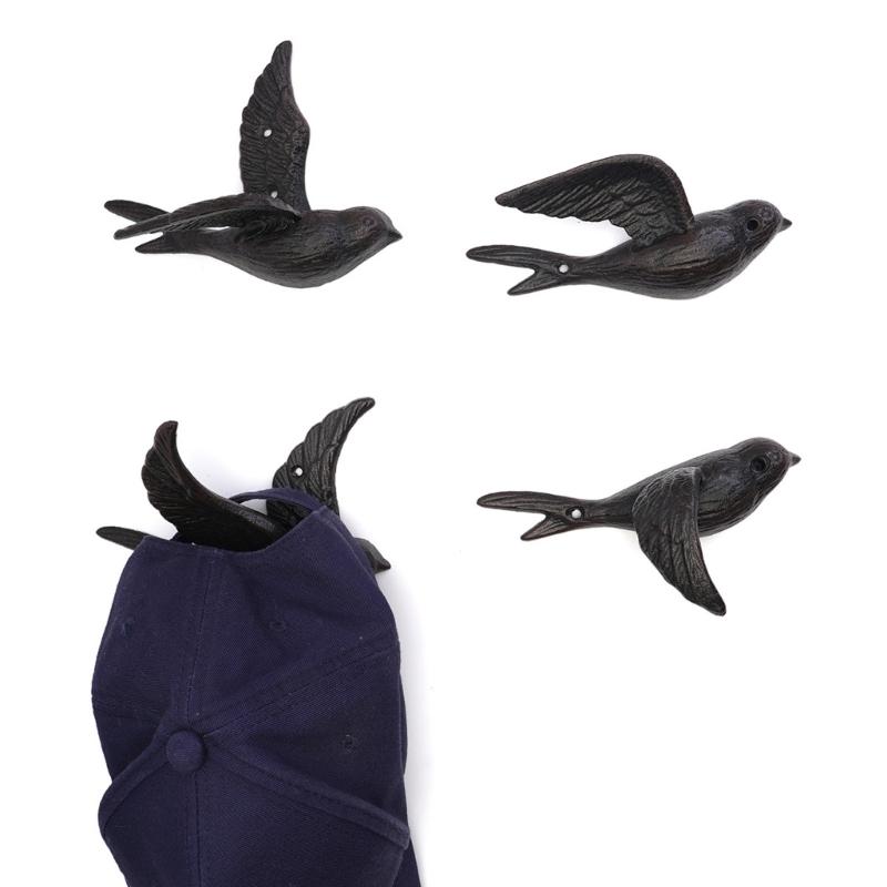 Type Bird Type Metal Wall Hook Ornament Storage Solution For Entryway Bedroom