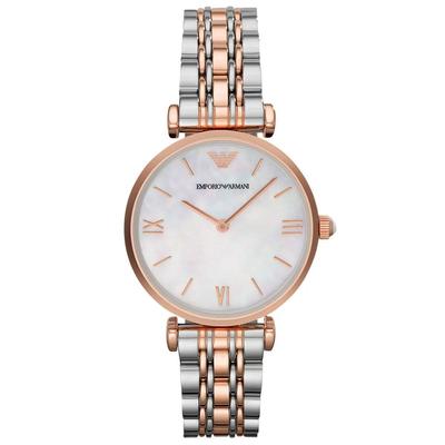 Emporio Armani AR1683 Gianni T-Bar Orologio da donna bicolore