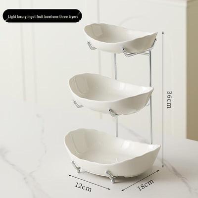 Light Luxury Ceramic Fruit Plate
