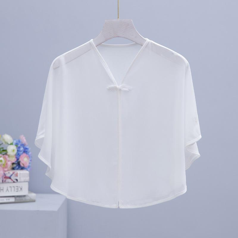 

Женский летний кардиган-шаль из шифона для платья ципао Default белый