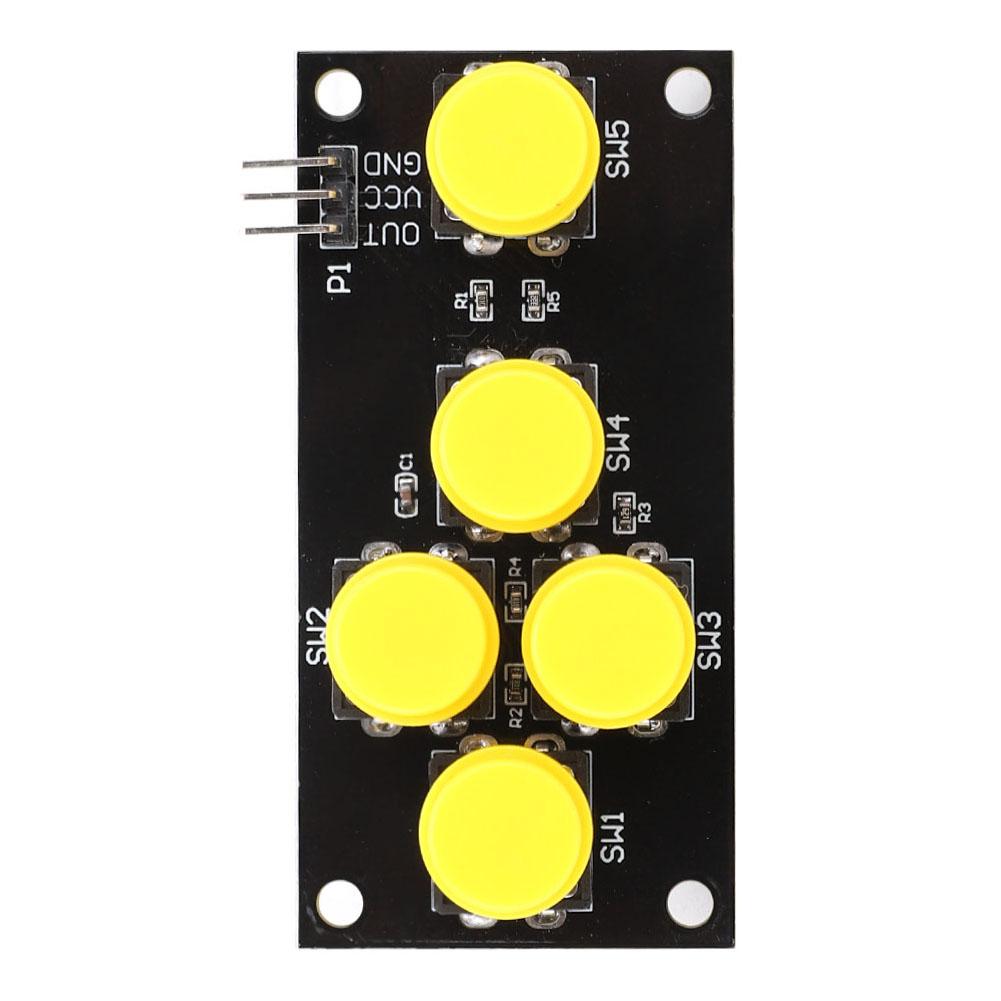 2pcs Keyboard Development Board AD Keyboard Simulate Five Key Module Button