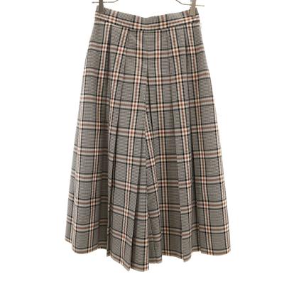 Diagram in Japan gefertigt Karomuster Gaucho-Hose 36 Schwarz Damen Gebraucht
