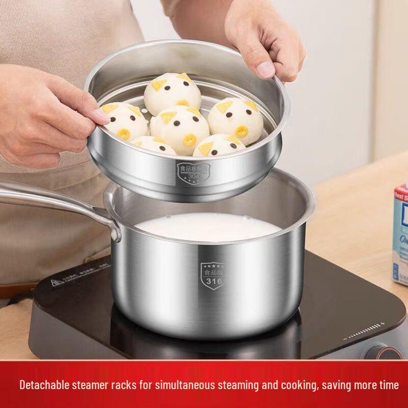 Sheng Bi De 316 Stainless Steel Non-stick Milk & Baby Food Pot