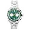 Racer Chronograaf Roestvrij Staal Groene Wijzerplaat Quartz 98B468 Herenhorloge