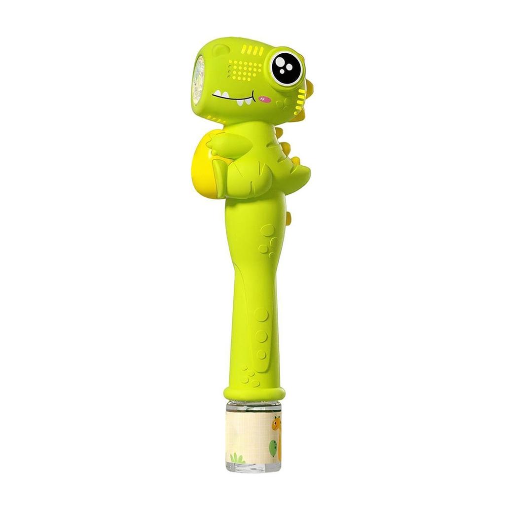 Automatic Dinosaur Bubble Machine 75ml Handheld Bubble Maker Toy for Outdoor Indoor Use with Cartoon Design for Children Party Activities
