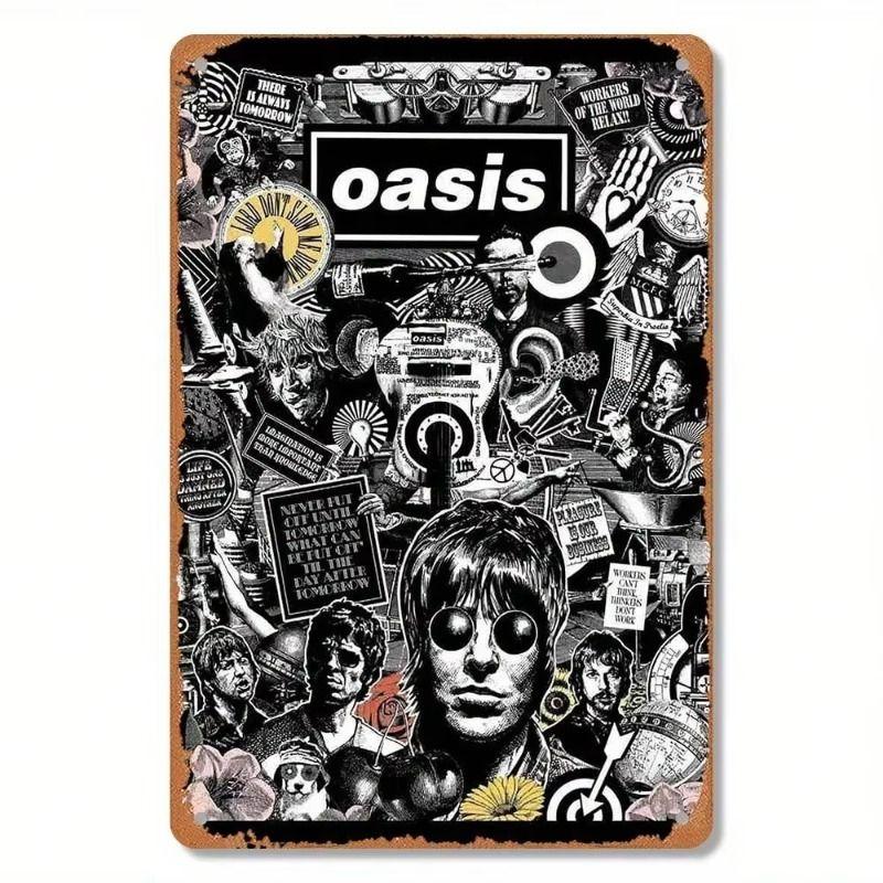 Retro Metal Tin Sign 8x12 inch Office Living Room Wall Decor