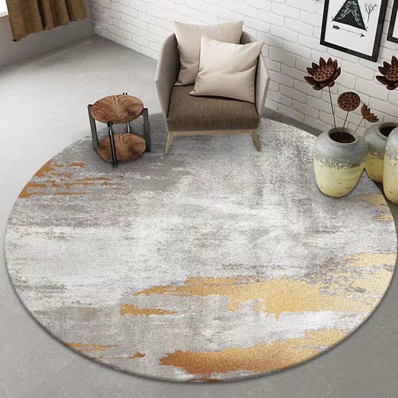 Moderne Abstracte Ronde Vloerkleden Antislip Wasbaar Grote Vloerkleden voor Woonkamer Slaapkamer Decor Elastische Vloermat