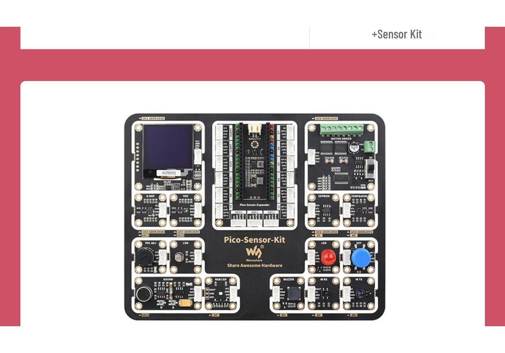 Raspberry Pi Pico Sensor Python Kit - Learning & Development Board