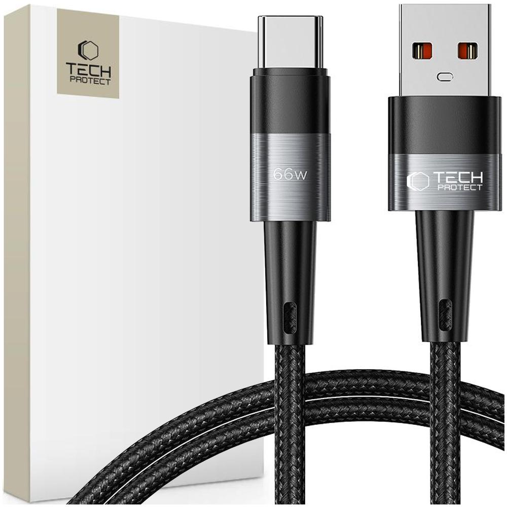 Tech-Protect Ultraboost Type-C Cable 66W/6A 100Cm Grey