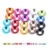 Colored CNC Anodized Aluminum Alloy Countersunk Washers for Computer Cases and Toy Models - M2 M3 M5 Sizes