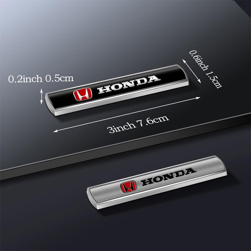 Car 3D Metal Emblem Car Body Fender Trunk Logo Stickers For Honda Civic Mugen Accord Odyssey JAZZ CRV Fit Hrv Jazz CBR VTX Vezel