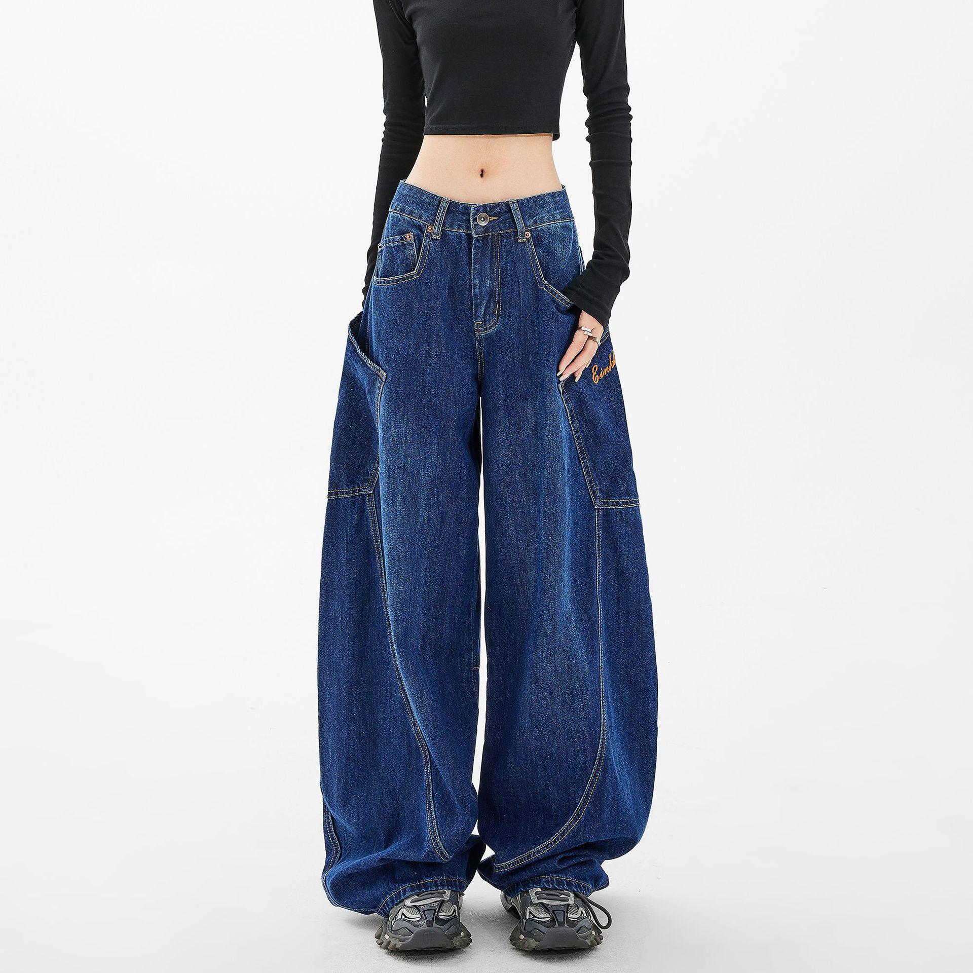 

Vintage Scimitar Big Pocket Straight-Leg Women s Jeans - Fall Collection Medium