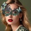 Halloween Masquerade Mask Lace Eyemask Venetians Mask Half Face Lace Mask Mardi Gras Mask for Carnival Party Costume Bal