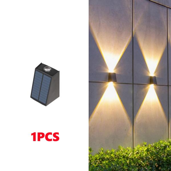 Xiaomi LED Outdoor Solar Wall Light Up And Down Luminous Garden Lamp Villa Courtyard Porch Street Decorative Lighting Wall Washer Light