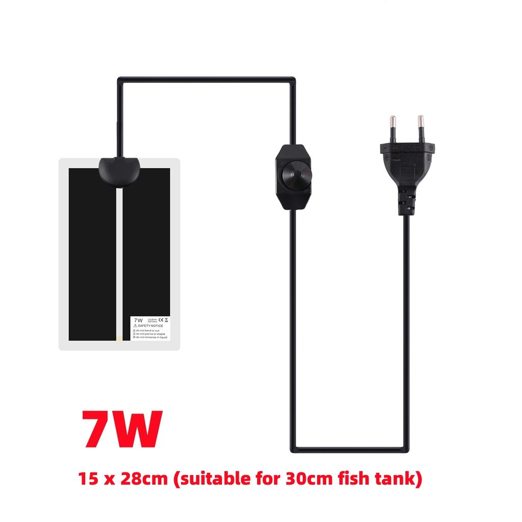 1Pc Crawler Pet Heating Pad with Temperature Control Switch 5/7/14/20/28/35/45W Far Infrared PET Reptile Fish Tank Heating Mat