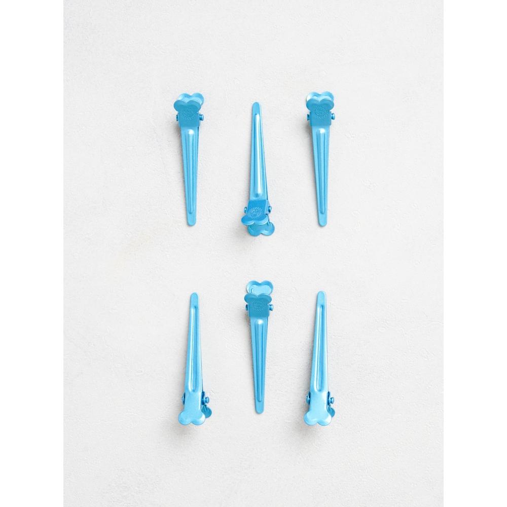 

Daiso Алюминиевый зажим Маленький 6 штук Синий