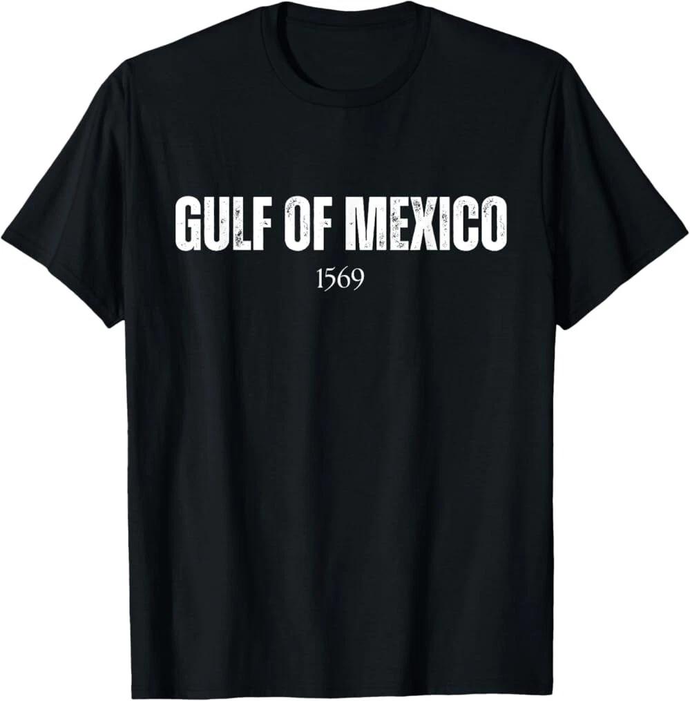 Gulf Of Mexico 1569 American Gulf of Mexico Map Lover T-Shirt , Unisex Tee XXXL