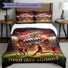 3pcs Duvet Cover Set (1*Duvet Cover + 2*Pillowcase, Without Core), FC Bayern Munich Print Bedding Set, Bedroom Decor, All‑Season, Gift