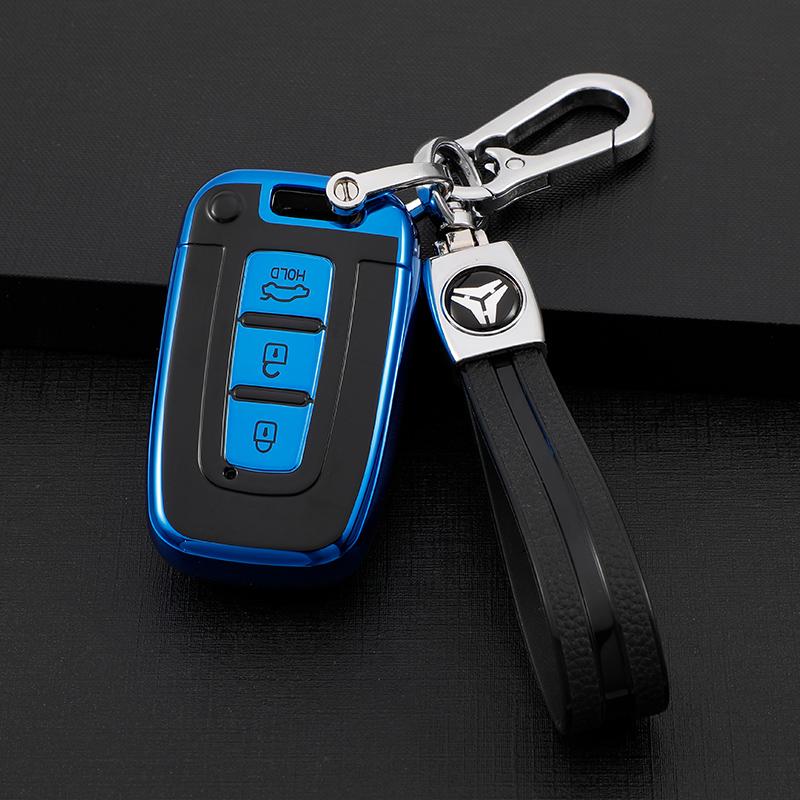 3 Button TPU Car Key Case Cover for Hyundai Solaris HB20 Veloster SR IX35 Accent Elantra I30 for KIA RIO Forte K2 K3 K5 Sportage