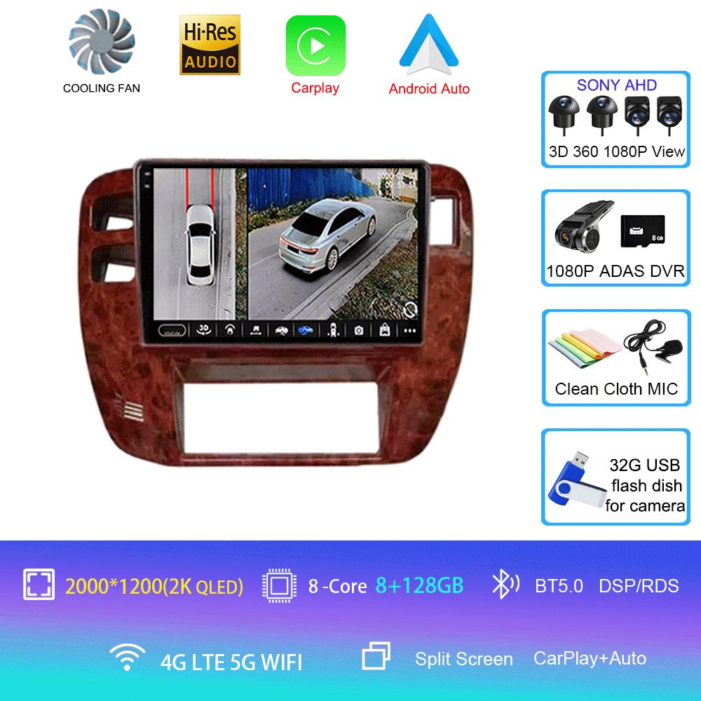 Android 14 Car Radio For For Nissan Patrol 1997-2005 CarPlay Stereo GPS Navigation Multimedia Video Player Autoradio Audio 4G