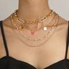 Stylish Alloy Chain Heart Necklace For Fashion-forward Women Perfect For All Occasions