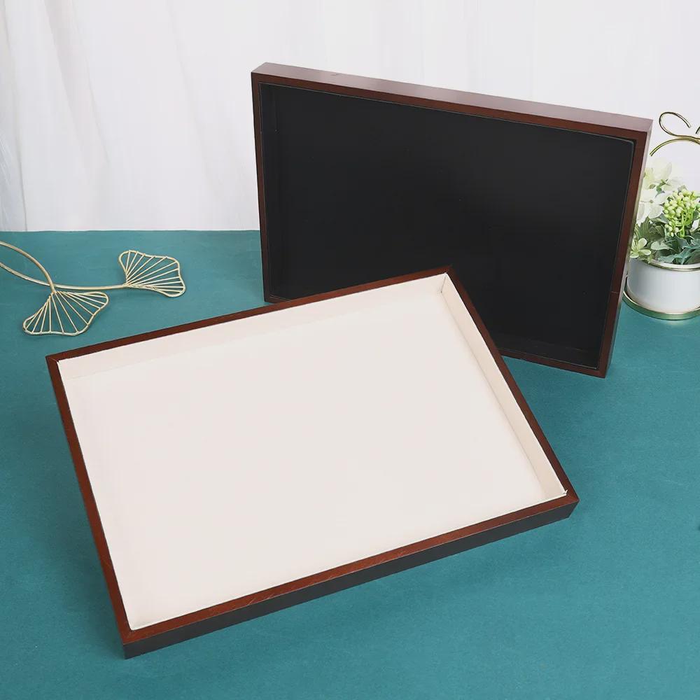 Black Walnut Jewelry Display Tray for Earrings and Watches