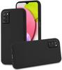 MATT CASE SOFT BLACK for Samsung Galaxy A03 + Glass