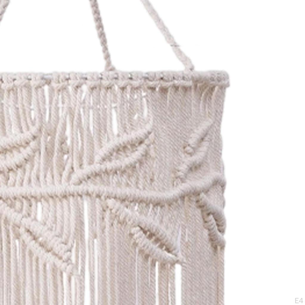 Decorative Hanging Light Cover with Macrame Design for Home And Office