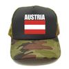Cappellino da Baseball Bandiera Austriaca Fresco Estivo Unisex Rete Traspirante Cappello per Fan del Paese Cappellino Trucker Unisex Cappellini in Rete Traspirante per Esterno