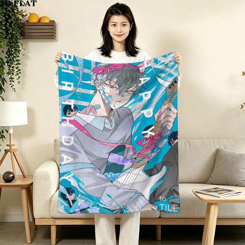 1PC Alien Stage Patterned Flannel Blanket Suitable For All Seasons For Home Decor Warmth And Comfort Gifts Holiday Present