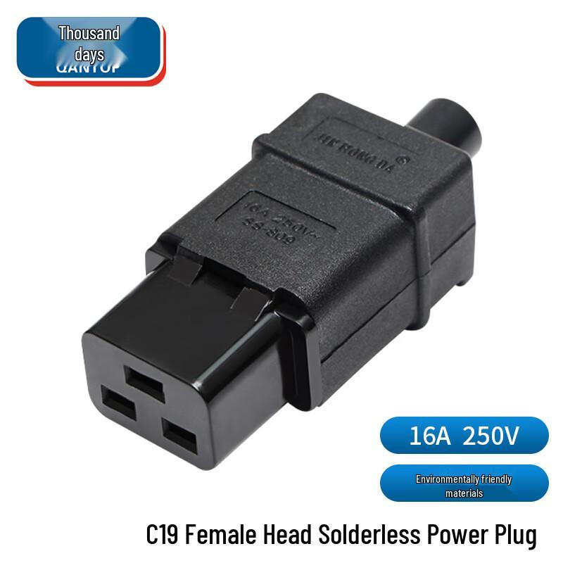 Qantop 16A IEC C19 Female PDU Power Connector