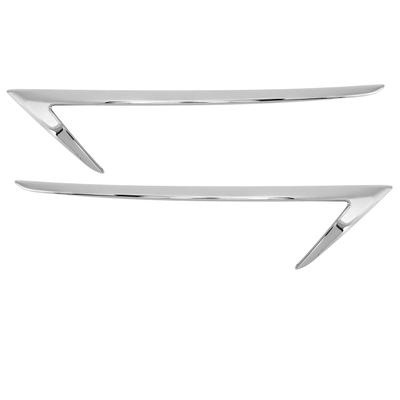 2pcs Bright Silver Rear Fog Lamp Cover Trim Tail Foglight Bezel Frame Replacement for Mazda CX?5