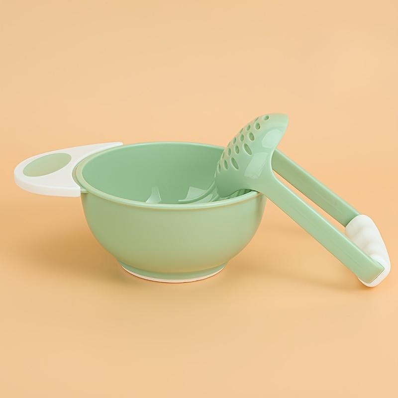 Handheld Fruit Masher Set: Bowl and Grater for Making Fresh Fruit Purees And Juices