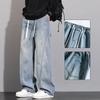 American High Street Retro Loose Straight Jeans Men's New Trendy Brand Wide-leg Casual Versatile Long Pants