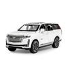 1/32 Scale Cadillac Escalade Off-road Vehicle Simulation Diecast Metal Alloy Model Car Sound Light Pull Back Collection Toy Gifts