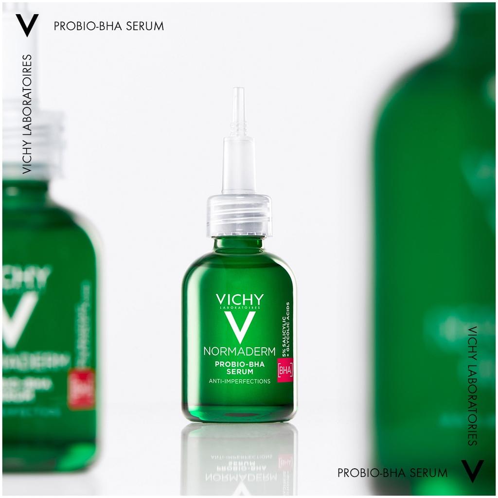 Vichy Normaderm Probio-BHA Anti-Imperfection Serum 30ml for Oily & Acne-Prone Skin, Oil Control, Blemish Treatment, Pore Refining