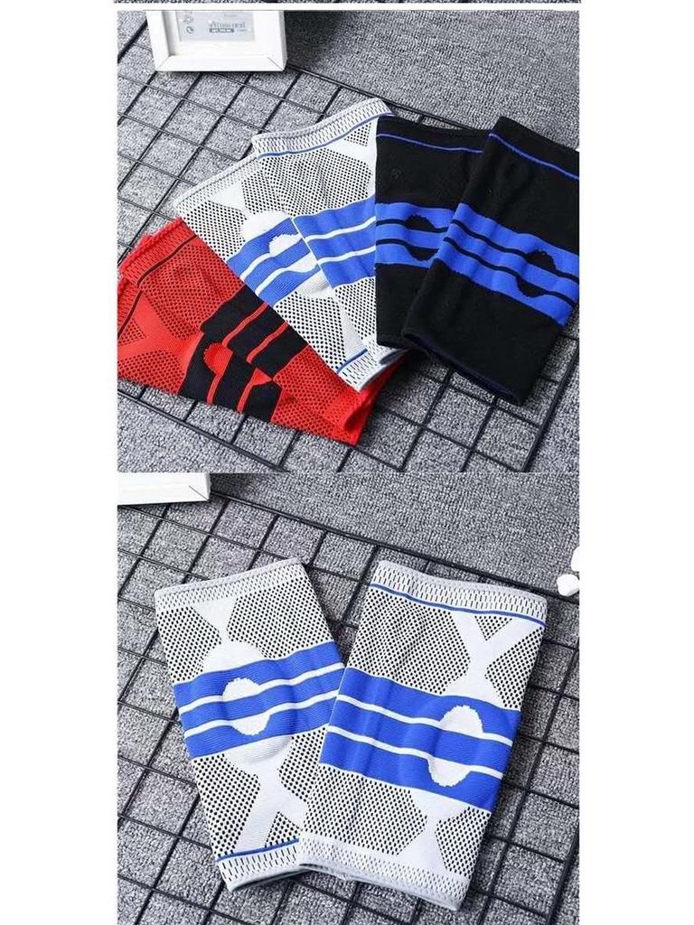 Silicone Spring Support Knee Pad for Sports: Cycling, Basketball, Mountaineering, Running, Fitness