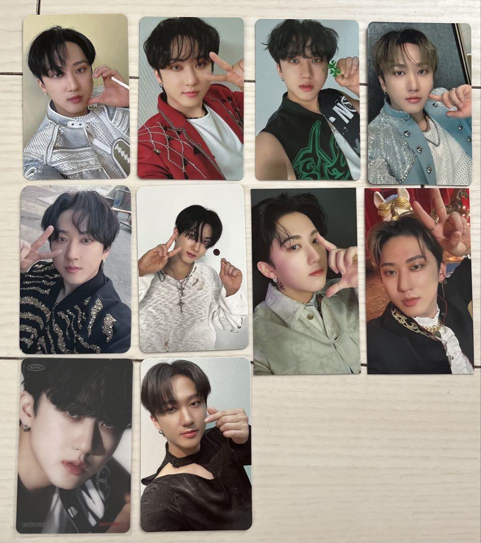 

[USED] Stray Kids Sukizu Trading Card Changbin 10 Piece Set