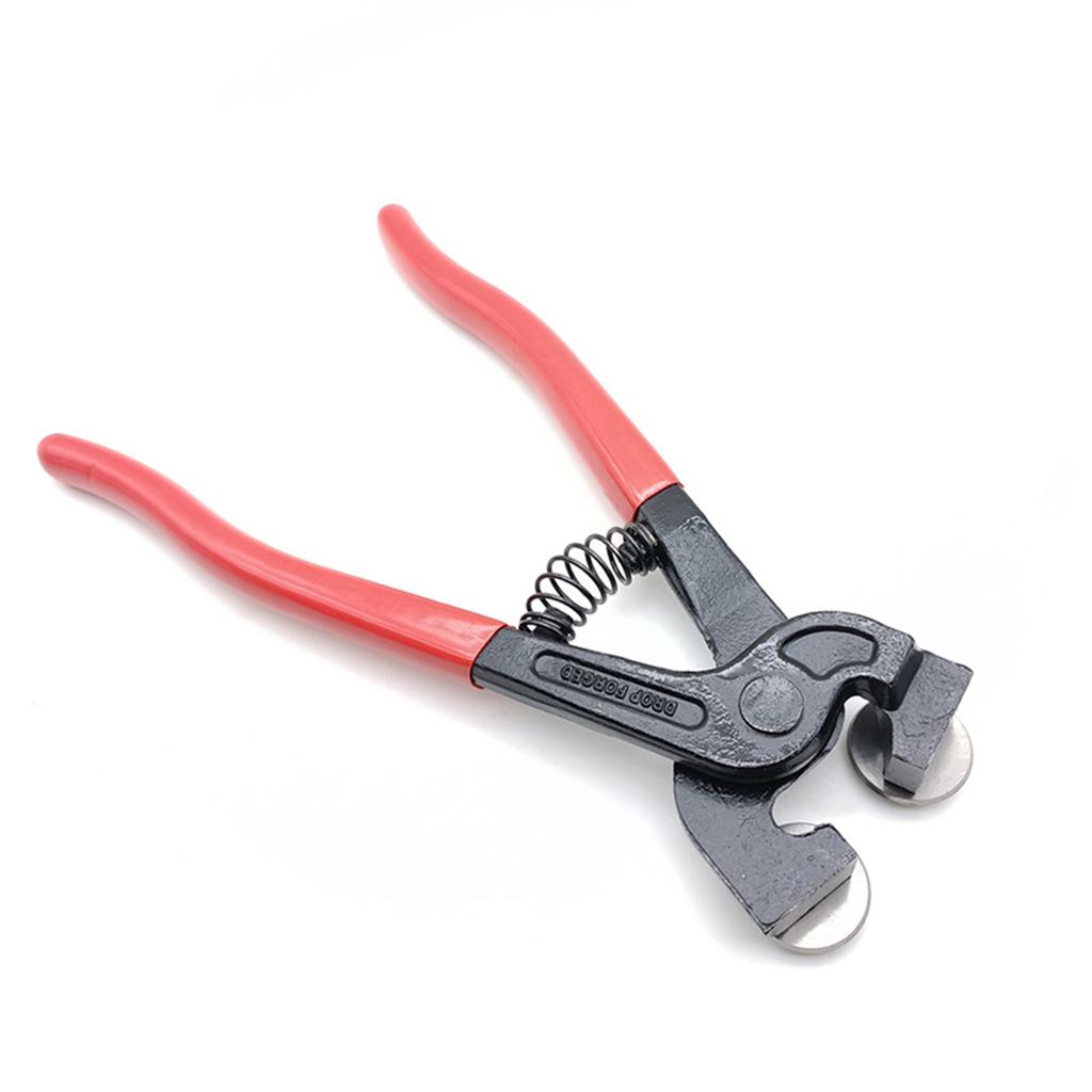 8 Inch Heavy Duty Wheeled Glass Mosaic Nipper with Soft Rubber Handle Ceramic Tile Nipper Mosaic Tools Tile Cutter Pliers