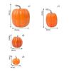 Halloween Simulation Pumpkin Decoration Set