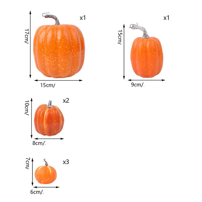 Halloween Simulation Pumpkin Decoration Set