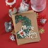 Foldable Greeting Card Kraft Paper Invitations Card Party Supplies Christmas Cards  New Year