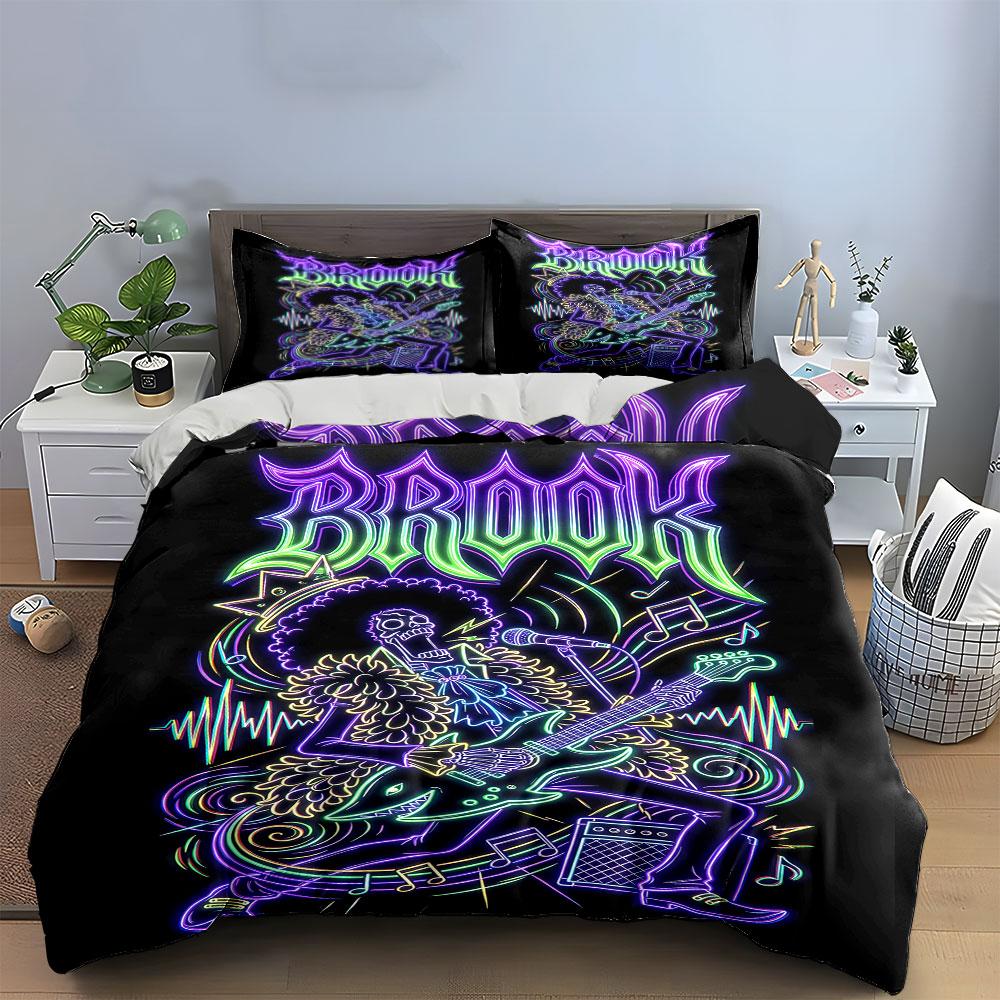 Skeleton playing electric guitar. Bedding sets Duvet cover sets Duvet covers Pillowcases(1 * Duvet Cover 2 * Pillowcases, without duvet insert)