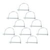 10Pcs Safety Coupler Pin with Anti Lost Chain 6 X 70mm Stainless Steel Shaft Locking Pin for ATV