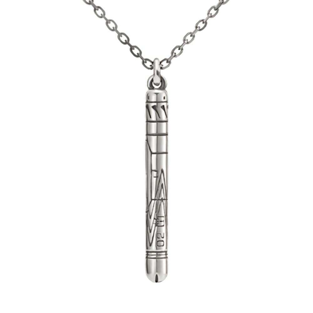 Evangelion Goods EVANGELION Entry Plug Necklace Silver Unisex Accessory Jewelry Gift [U-TREASURE] "Unit-02" Women's Men's