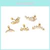 Artistic Selections Ins Style Copper Star Ear Clip For Women Fashionable And Unique