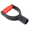 Shovel D Grip Handle 32mm Inner Diameter Silicone Grip Reinforcement Snow Shovel Handle Replacement for Digging Raking