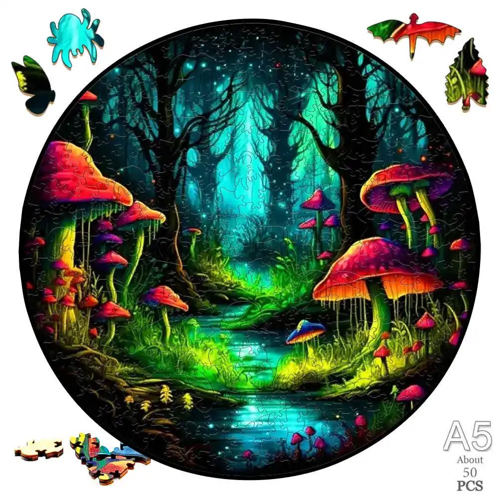 Unique Wooden Animal Jigsaw Puzzles Colorful Turtle 3D Puzzle Gift Fabulous Gift Interactive Toy for Adults Kid Educational