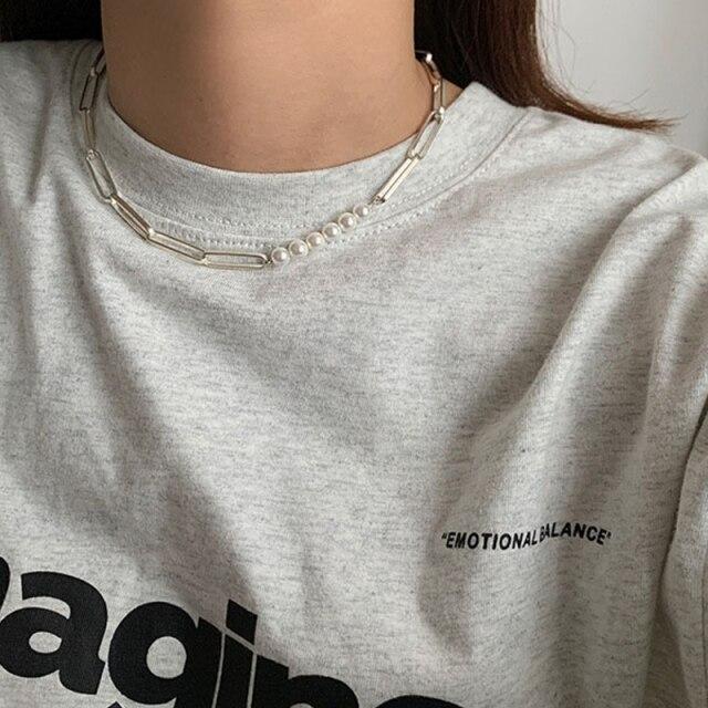 

Ожерелье из стерлингового серебра 925 пробы с жемчугом для женщин, праздничное ювелирное украшение, подарки, новое